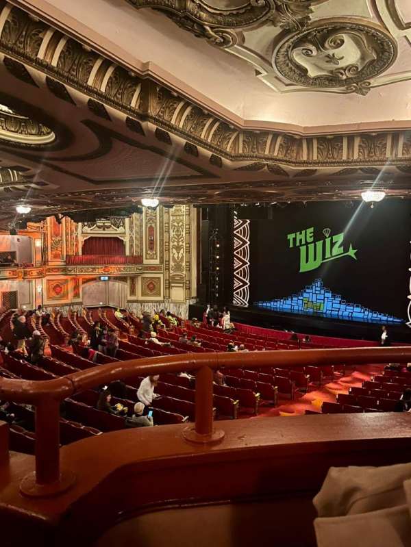 Cadillac Palace Theater, section: Dress Circle R, row: MM, seat: 14