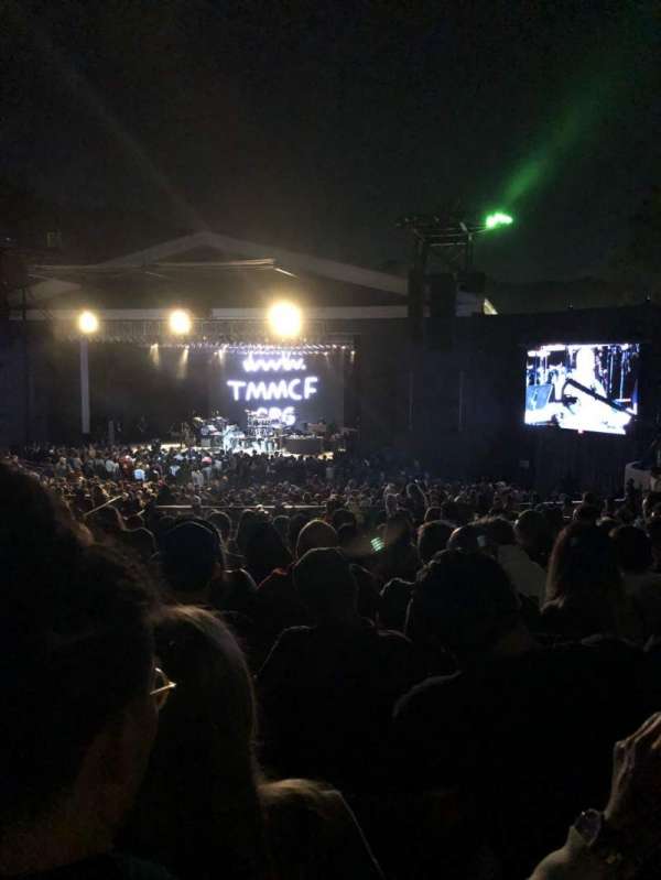 The Greek Theatre, section: B Right, row: K, seat: 18