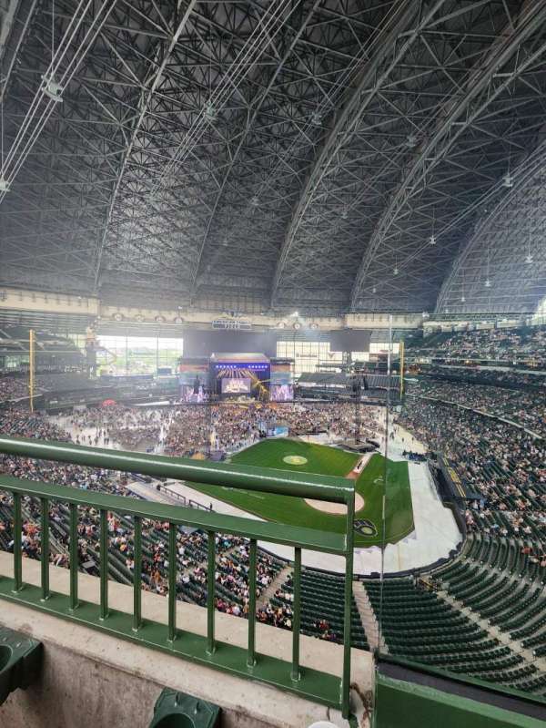 American Family Field, section: 425, row: 1, seat: 1