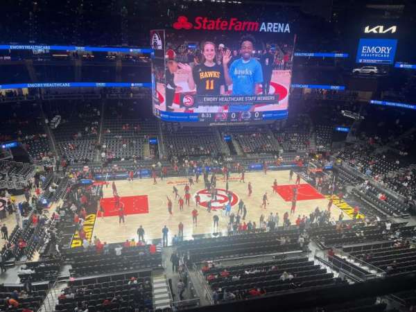 State Farm Arena, section: 210, row: A, seat: 8