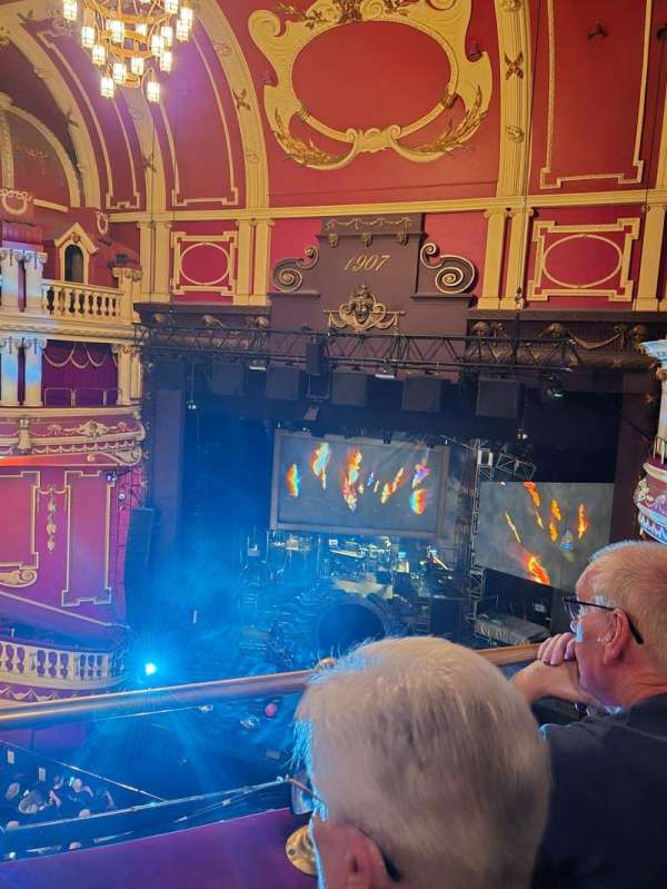 Sunderland Empire, section: upper circle, row: B, seat: 16