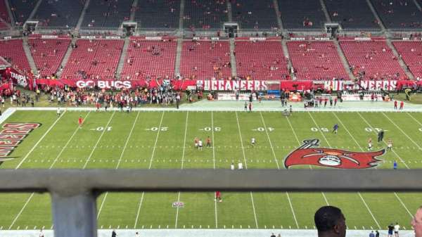 Raymond James Stadium, section: 334, row: A, seat: 12