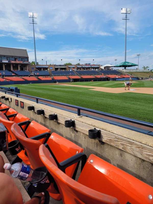 Harry Grove Stadium, section: 119, row: B, seat: 1