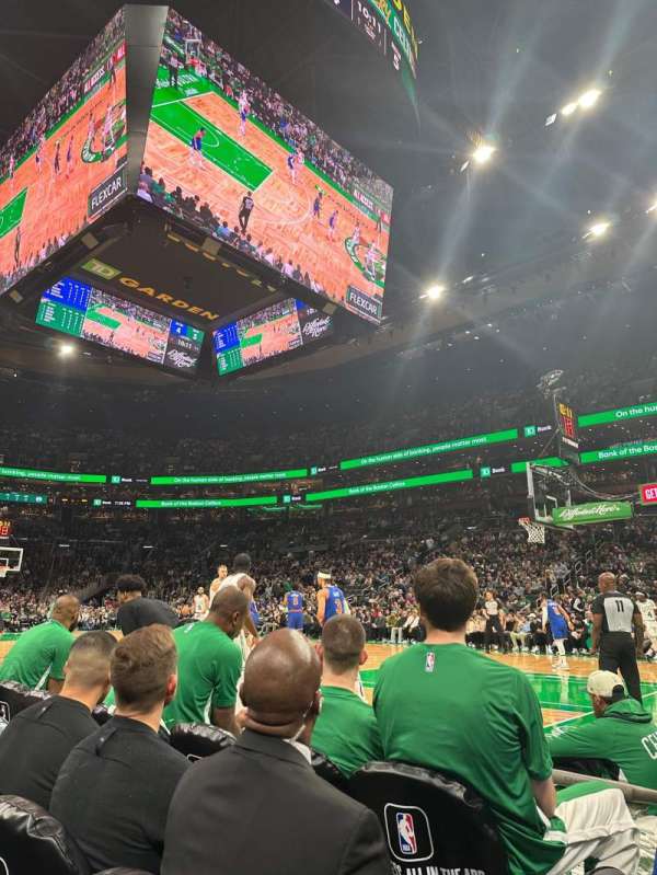 TD Garden, section: 20, row: B, seat: 14