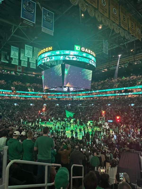 TD Garden, section: 19, row: 22, seat: 2