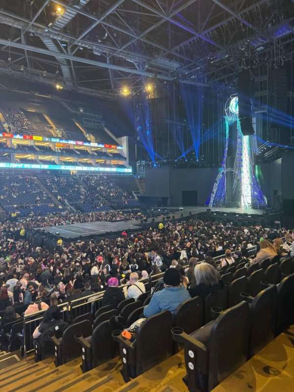 The O2, London, section: 110, row: P, seat: 319
