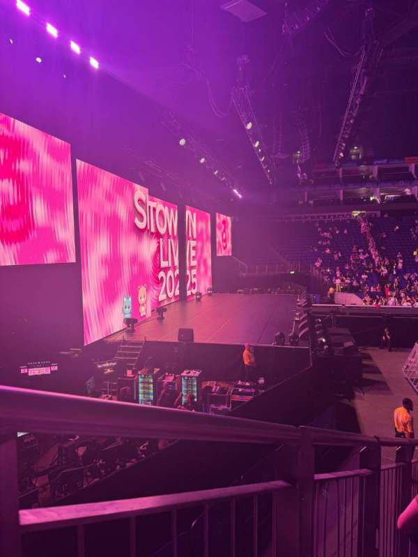 The O2, London, section: 101, row: M, seat: 13
