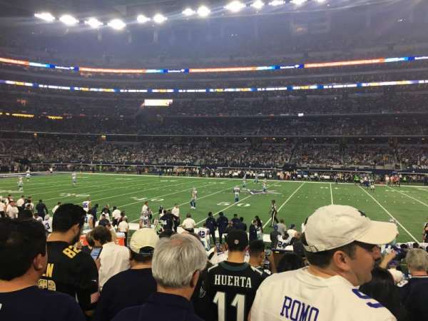 AT&T Stadium, section: C110, row: 7, seat: 5