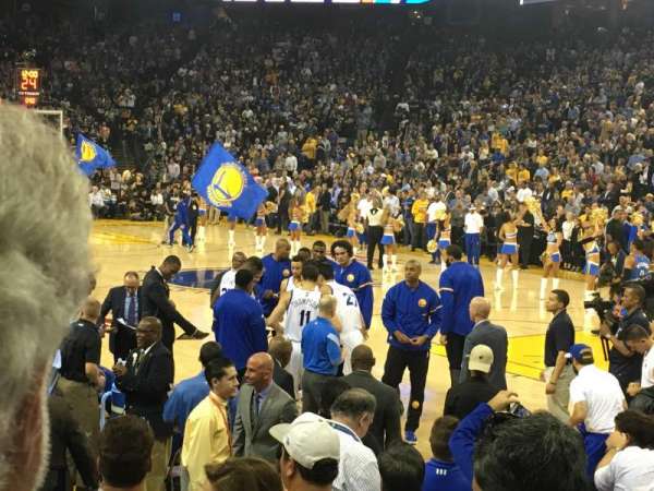 Oakland Arena, section: 124, row: 4, seat: 14