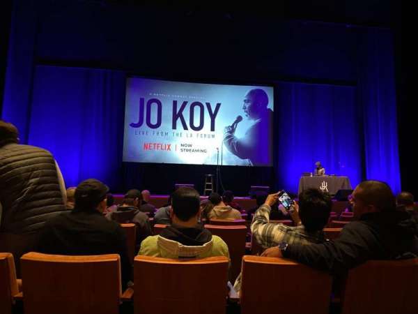 Eccles Theater, section: Orchestra C, row: E, seat: 5
