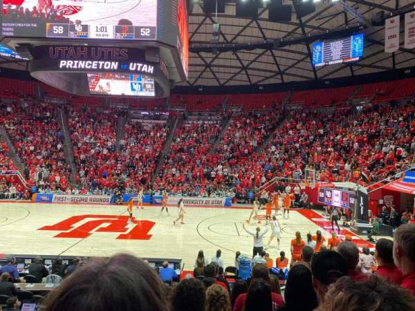 Jon M. Huntsman Center, section: M, row: 9, seat: 1