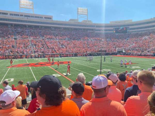 Boone Pickens Stadium, section: 38, row: 10, seat: 14