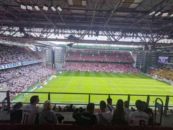 Parken Stadium, section: A4, row: 17, seat: 67