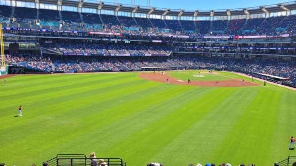 Progressive Field, section: 183, row: Q, seat: 22