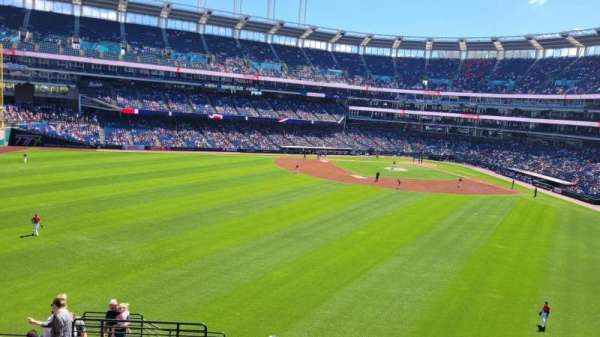 Progressive Field, section: 183, row: Q, seat: 23
