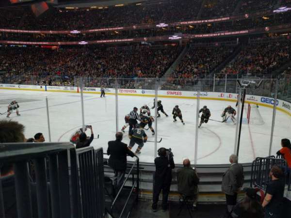 T-Mobile Arena, section: 18, row: F, seat: 7