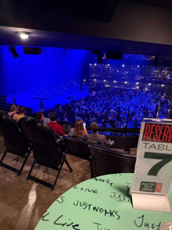Austin City Limits Live at The Moody Theater, section: Mezzanine 1, row: Table, seat: 07