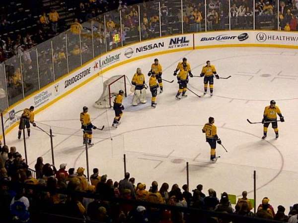Bridgestone Arena, section: 208, row: F