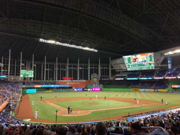 LoanDepot Park, section: 13, row: 15