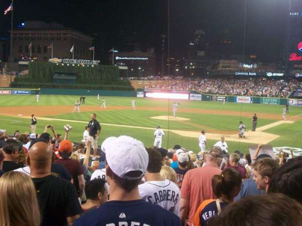 Comerica Park, section: 130, row: 20, seat: 5