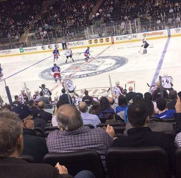 Madison Square Garden, section: 118, row: 6, seat: 8