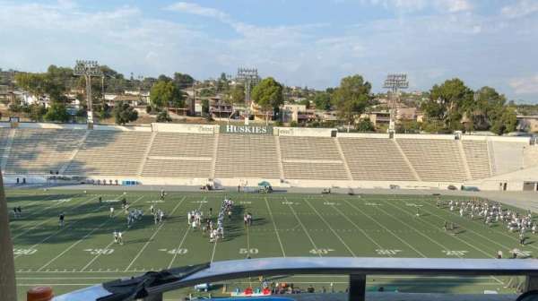 Weingart Stadium, section: press box