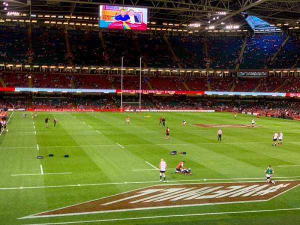 Principality Stadium, section: N4, row: 2, seat: 4