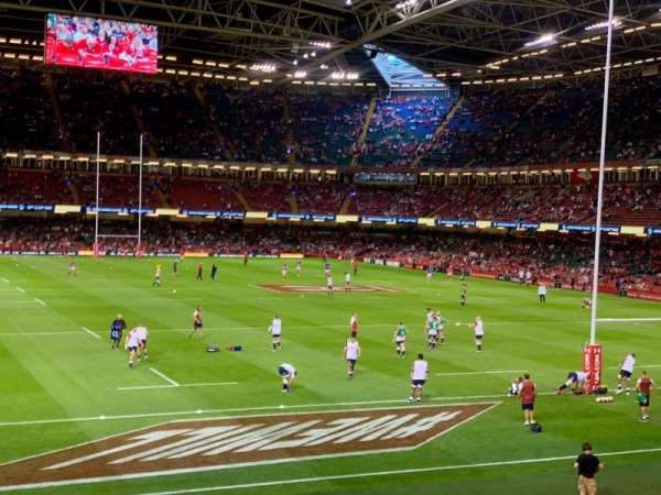 Principality Stadium, section: N4, row: 2, seat: 4