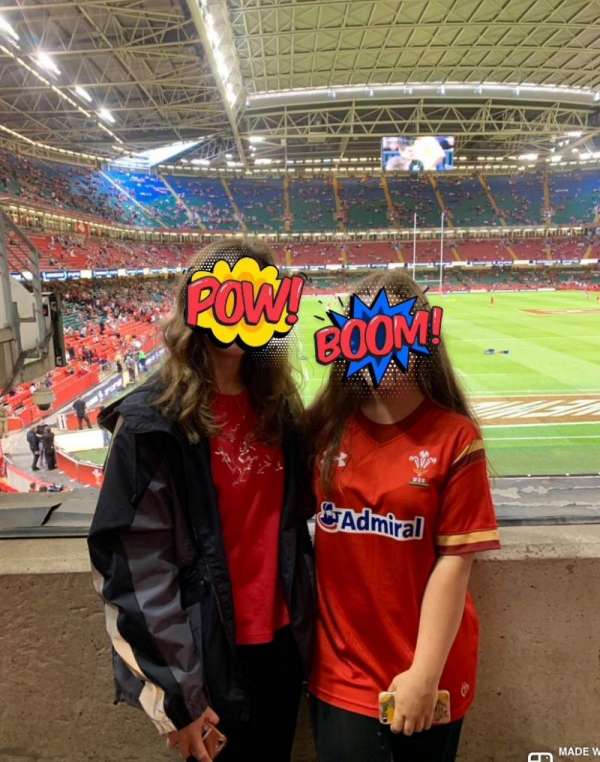 Principality Stadium, section: N4, row: 2, seat: 4