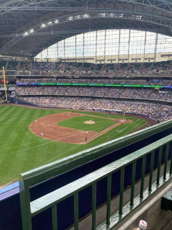 American Family Field, section: 435, row: 1, seat: 10