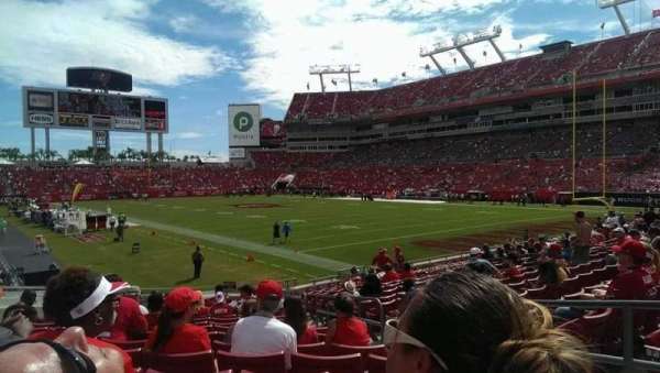 Raymond James Stadium, section: 144, row: R, seat: 15