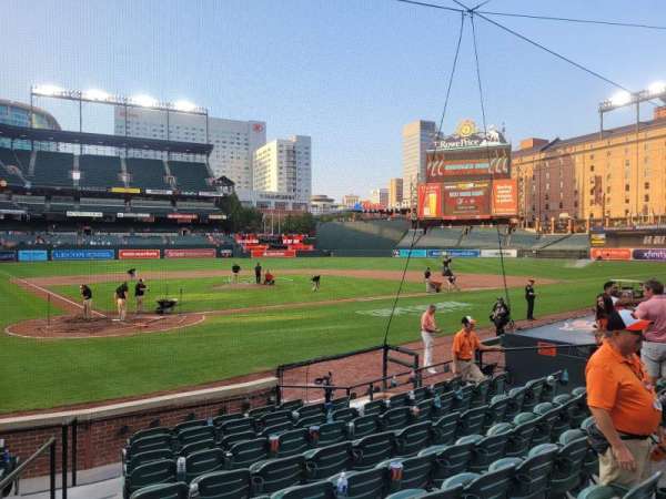 Oriole Park at Camden Yards, section: 28, row: 10, seat: 7
