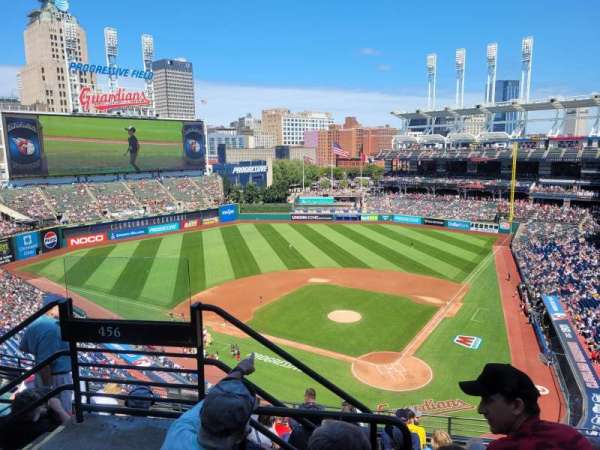 Progressive Field, section: 556, row: D, seat: 16