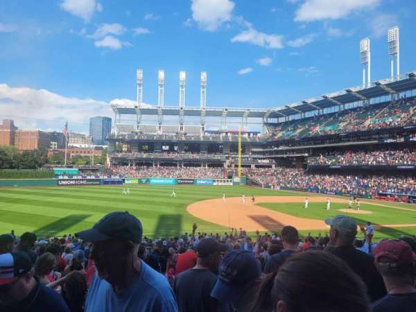 Progressive Field, section: 167, row: GG, seat: 10