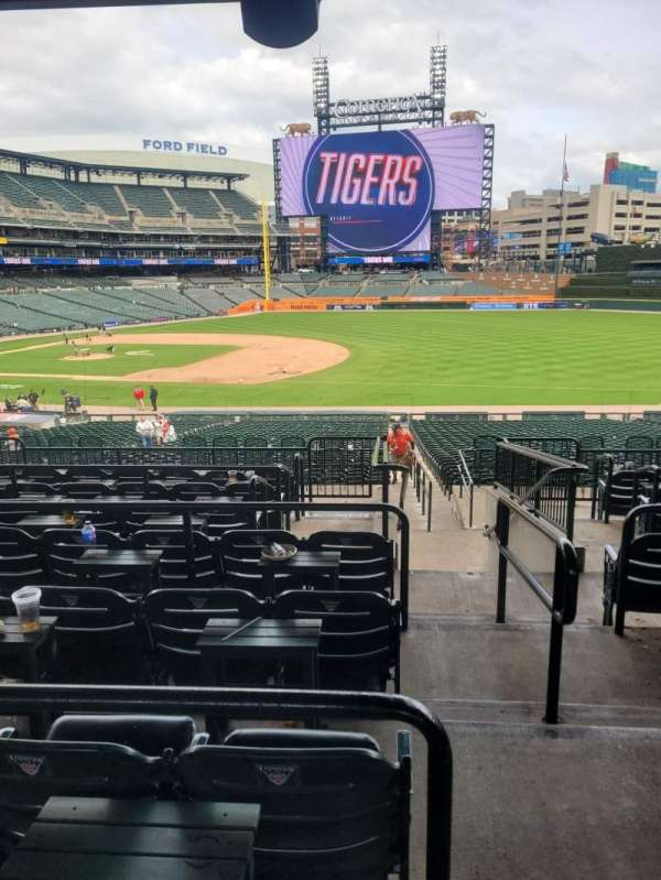 Comerica Park, section: 118, row: G, seat: 1