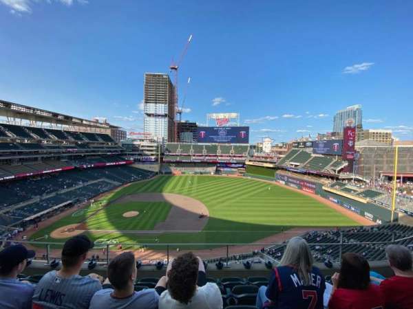 Target Field, section: 208, row: 5, seat: 8