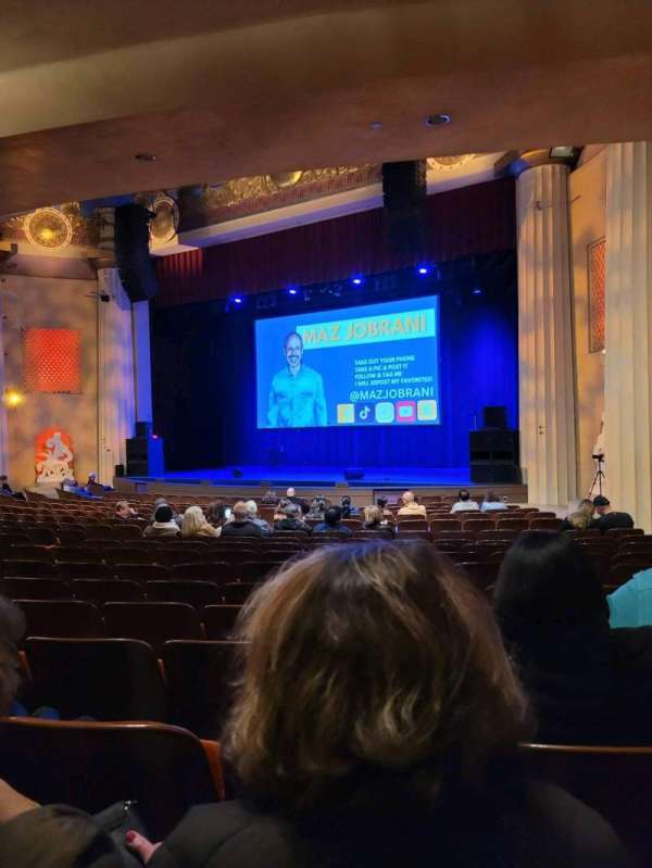 Alex Theatre, Glendale, section: Orch, row: T, seat: 28