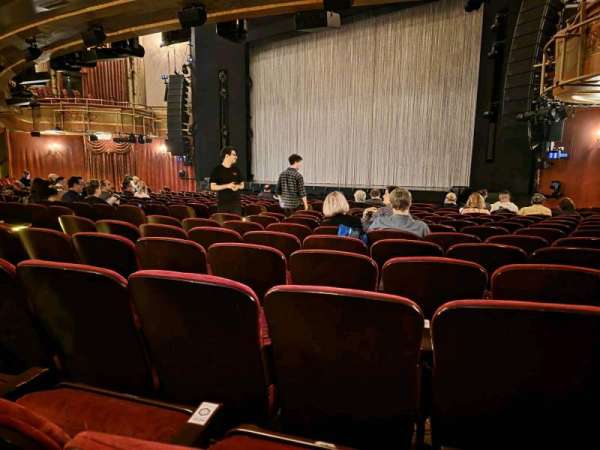 St. James Theatre, section: Orchestra R, row: P, seat: 20