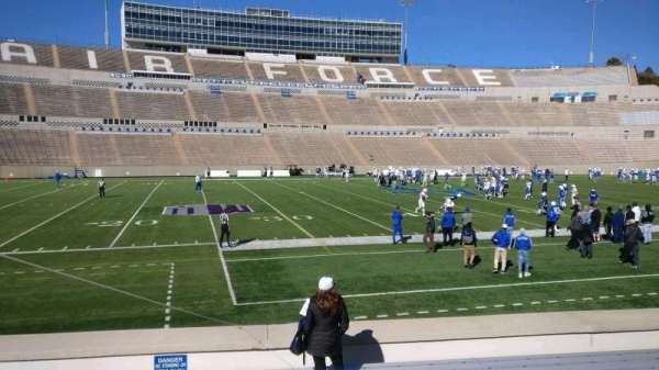 Falcon Stadium, section: L23, row: L, seat: 34