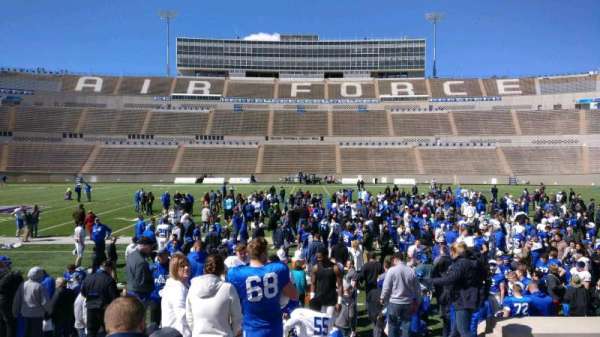 Falcon Stadium, section: L22, row: L, seat: 13