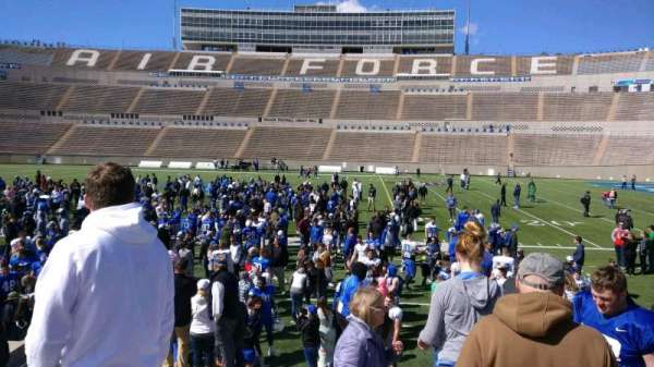 Falcon Stadium, section: L21, row: L, seat: 19
