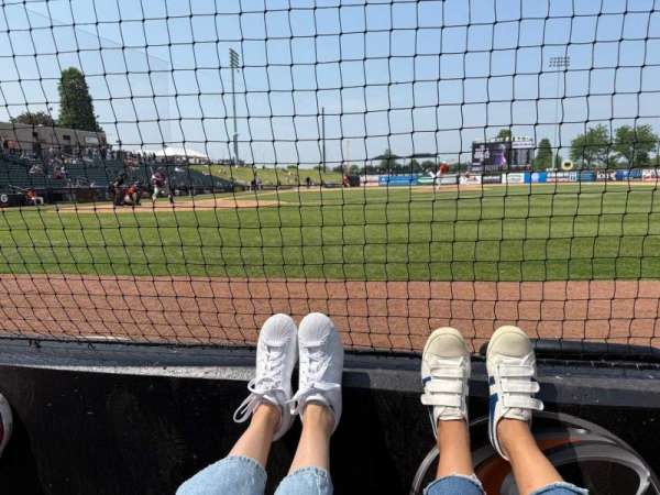 Wintrust Field, section: E, row: 1, seat: 3