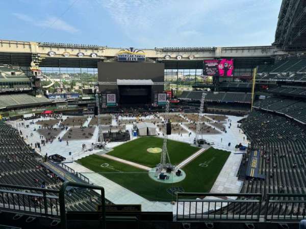 American Family Field, section: 423, row: 4, seat: 13