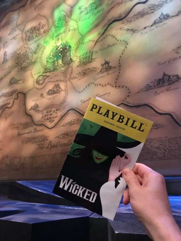 Gershwin Theatre, section: Orchestra C, row: BB, seat: 117