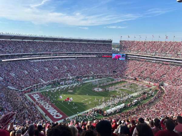 Bryant-Denny Stadium, section: U4-BB, row: 30, seat: 3