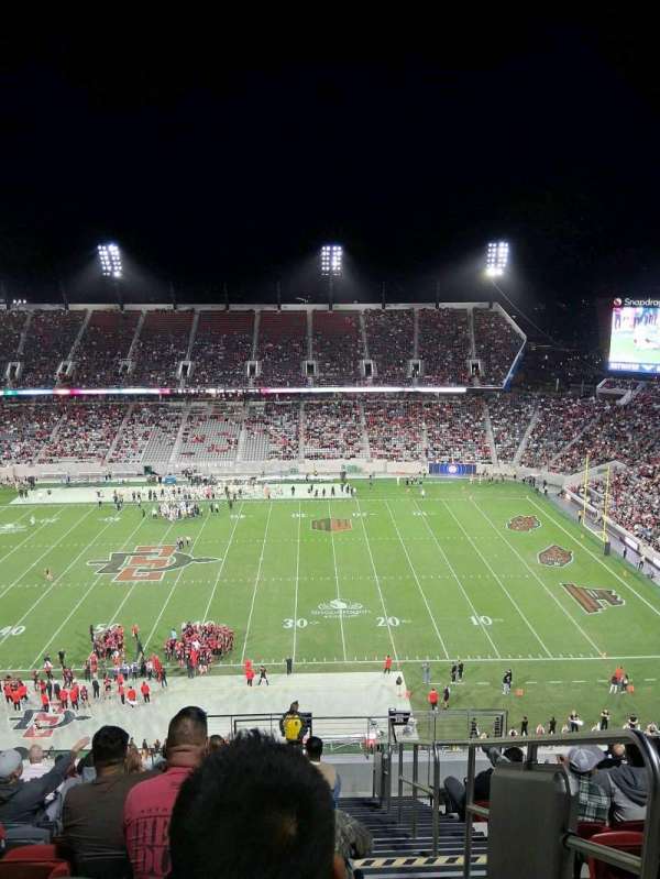 Snapdragon Stadium, section: 327, row: 19, seat: 1