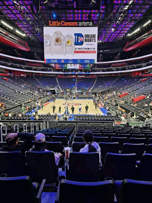 Little Caesars Arena, section: 102, row: 14, seat: 15