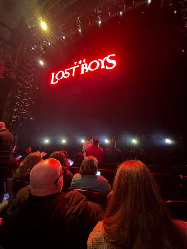 Palace Theatre, Broadway, section: Orchestra R, row: D, seat: 108