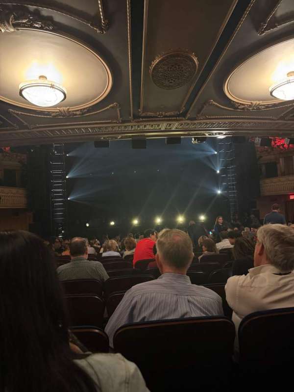 Palace Theatre, Broadway, section: Orchestra L, row: V, seat: 111