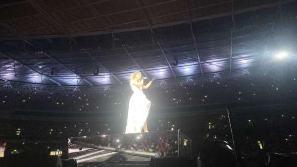 Wembley Stadium, section: Floor, row: Front Row, seat: Diamond catwalk